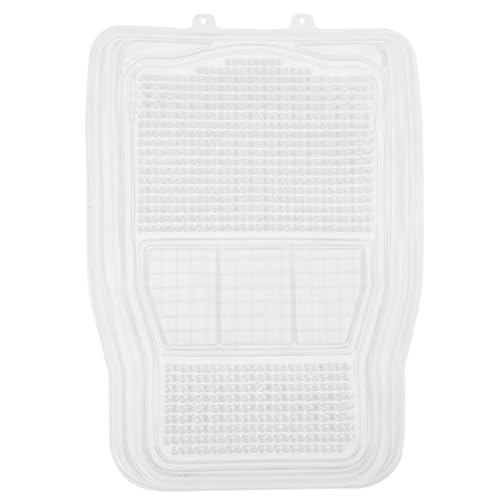 Tapis de sol voiture en silicone transparent protection PVC souple pour plancher auto