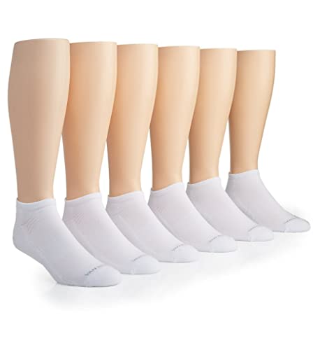 Van Heusen Men's Core Athletic Low Cut Socks - 6 Pack 191LC01 O/S White