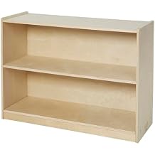 2-Shelf Mobile Storage Cabinet, Classroom Furniture, Natural