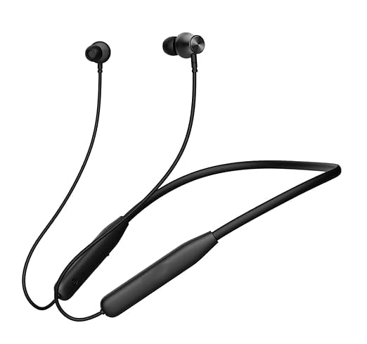 Original Wireless Neckband for Boat Rockerz 111 Bluetooth Earphones with Low Latency Gaming Mode, Long Battery Backup & HD Calling Mic (Black)-image-37