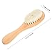 SOLUSTRE Soft Stain Brush for Delicate Fabrics Natural Goat Hair Cleaning Brush for Removal of Stubborn Stains Clothes Knits Cotton and Linen Reusable and Gentle Scrub