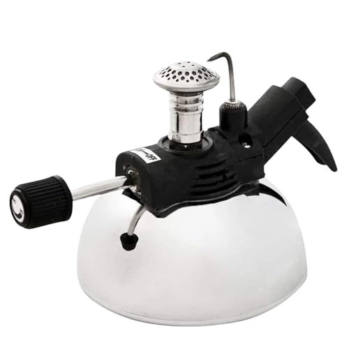 The Burner by ALEC Bradley – Table Cigar Lighter for Tobacco – Wind-Resistant, Butane-Powered, Easy to Use, Large Flame, Lights Up to 1,000 Cigars Before Refill