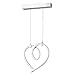 Produktbild ONLI Hängelampe Herz LED integriert 18W 3000K Gestell aus Aluminium in Weiß