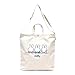 Hapitas 6063 Miffy Solid Canvas Tote Shoulder Bag, Solid Canvas, Tote Bag, B239. Natural Mist Trio, One Size