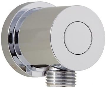 1409BN Brushed Nickel Wall Mounted Supply Elbow with 1/2" Connections 1409