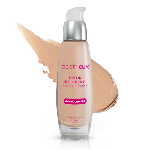 Catálogo de Bases los 5 más buscados. 45 Cicatricure Maquillaje Líquido Antiarrugas con Protección Solar, Tono Ajustable y Tecnología Inteligente, Base de Maquillaje con Efecto Rejuvenecedor y Bloqueador Solar Facial...