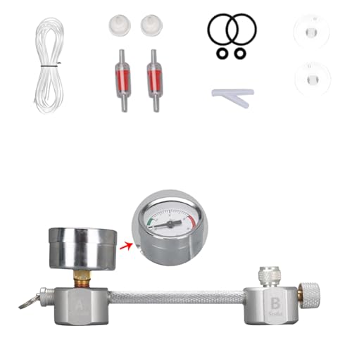 Kit de sistema generador de CO2 para acuario, sistema generador de CO2, kit de reactor de dióxido de carbono para plantas y acuarios