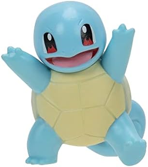 Pokemon PKW2684 Battle Figure 6 Pack-Features 2-Inch Pikachu, Squirtle, Charmander, Bulbasaur, Mimikyu & Toxel-Authentic Details, Multi
