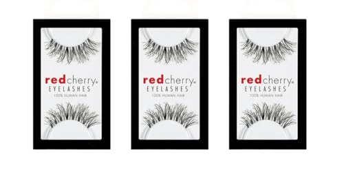 Red Cherry False Eyelashes #WSP (Pack of 3) & Red Cherry #DW False Eyelashes (Pack of 3 Pairs)