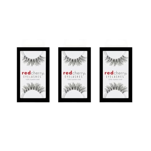 Red Cherry False Eyelashes #WSP (Pack of 3) & Red Cherry #DW False Eyelashes (Pack of 3 Pairs)