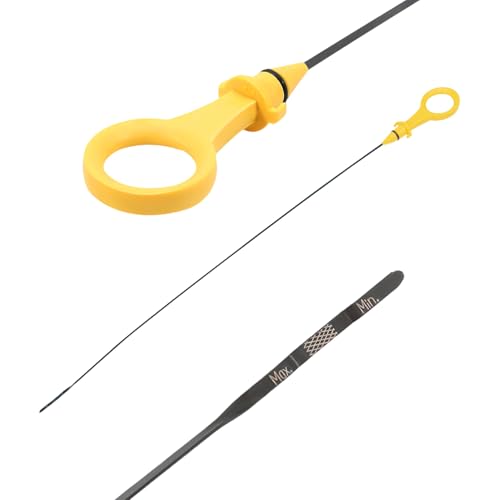 HQRNYP Engine Oil Dipstick, Oil Dipstick Replacement, Automotive Fluid Level Indicator Dip Stick Part, Car Accessories Compatible with Audi A4 A5 Quattro with 2.0T Engine, Replaces OEM#06J115611F