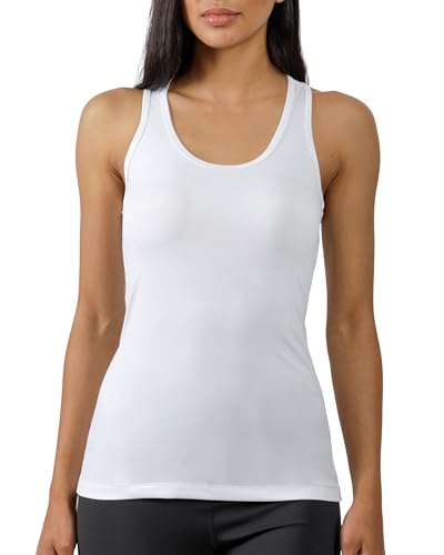 Image of Yogalicious Womens Lightweight Tank Top Soft Racerback Workout Yoga Sleeveless Quick Dry Top