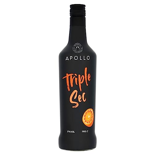 Apollo Triple Sec Orange Liqueur for Margarita Cocktails Artisan Orange Flavoured Liquor 17% Alcohol Drink Classic Cocktail Ingredient & Natural Orange Flavour for Home Bar 70cl
