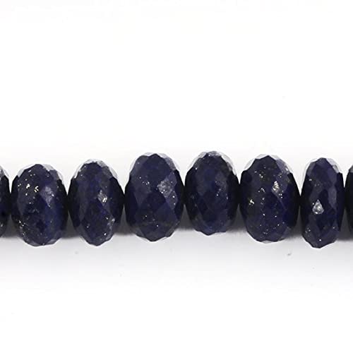 Lapis Roundelle Beads 10mm-12mm perles de lithothérapie pour création bijoux