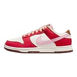 Nike Dunk Low Sneaker Donna Nike Dunk Low Scarpe Basse da Donna, 38 EU, Corda Sportiva Red Sheen, 38 EU