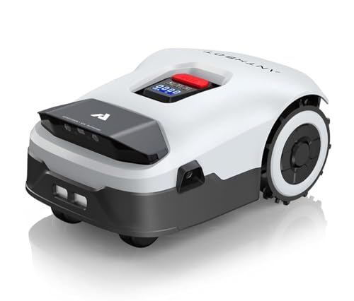 ANTHBOT Genie Robot Cortacésped Sin Cable Perimetral MAX. 900m², Full Band RTK & 4 Ojos 3D Vision, Gestión de 20+ Zonas, Evitación Inteligente de Obstáculos con IA & Cuidado del Césped