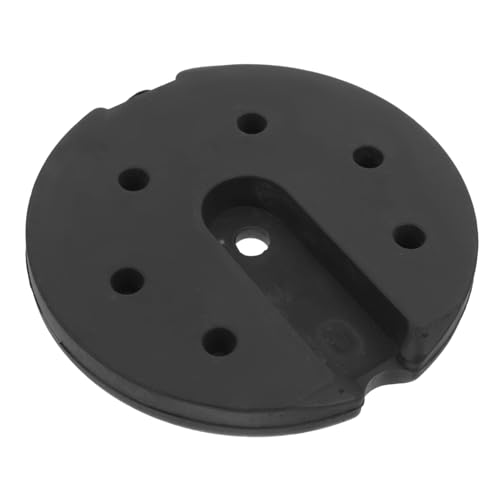 TIDTALEO Base Per Lampada Da Tavolo e Da Terra Rotonda in Ferro Da 170x22 Mm, Peso Stabile Per Supporto Luce Da Pavimento, Struttura Robusta e Superficie Liscia Per Uso Ufficio e Fai Da Te