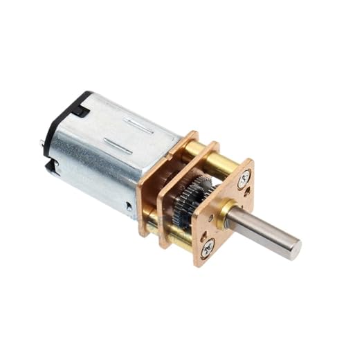 Motor de engranaje N20 DC12V 300RPM con caja metálica 6