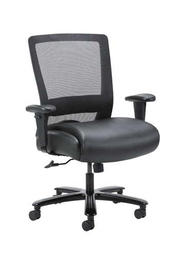 Boss Office Products Mesh Heavy Duty Chair 400 lb Weight Capacity in Black
