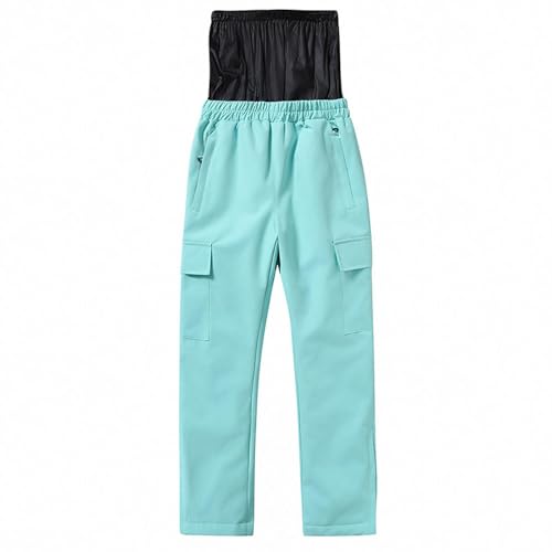 Pantalon de ski enfants imperméable et épais avec isolation thermique double planche