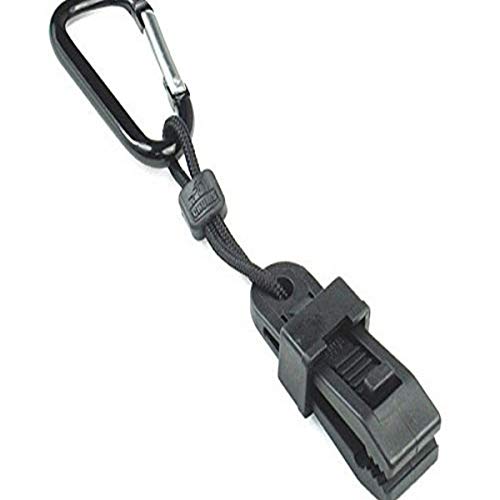 CHUMS Safety 30044 Glove Clip Carabiner, Black, 7