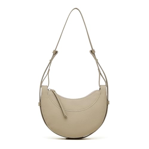 Genuine Leather Shoulder Bags for Women, Crossbody Satchel with Adjustable Strap, Leather Work Bags Travel Accessory Bags