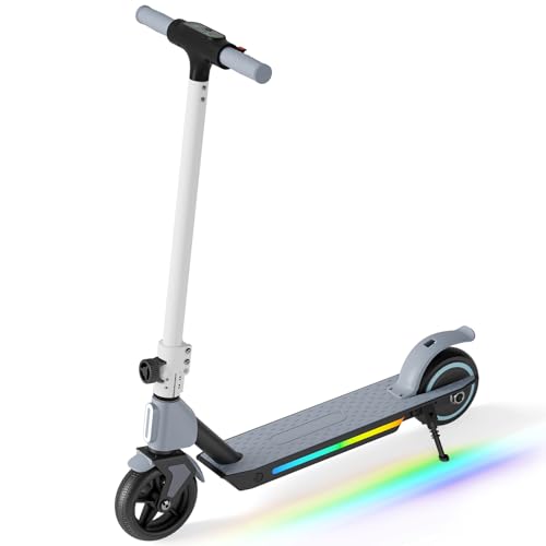 Electric Scooter for Kids, 130W Powerful Motor, LED Display...