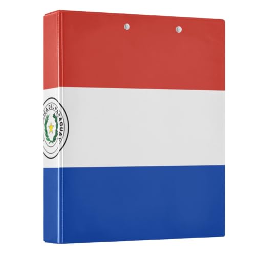 Classeurs ronds à anneaux en D 3,8 cm Peystean porte-bloc intégré couverture rigide Paraguay