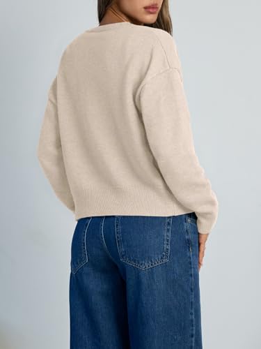 Image of Trendy Queen Cropped Cardigan Sweaters for Women Lightweight Y2k Fall Outfits Spring Fashion Clothes 2026