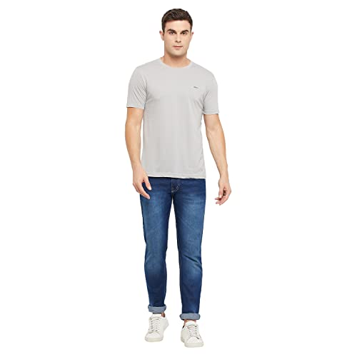 Image of Orewa by OKANE Men's Solid Round Neck Cotton T-Shirt (Pack of 2)