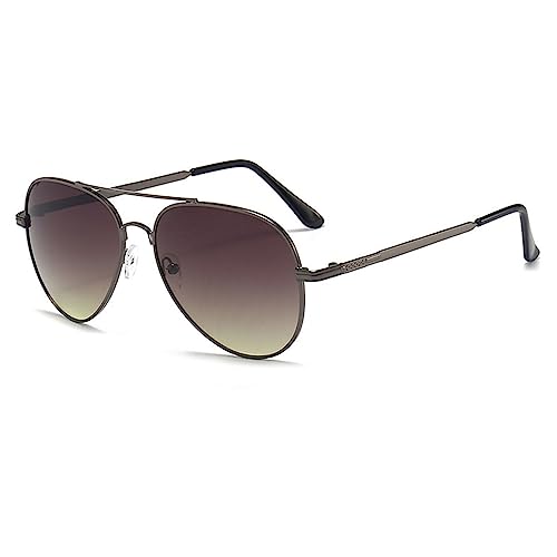 Aviator Sunglasses for Men Women Polarized - Classic Shades Metal Mirror Lens UV400 Protection Beach Glasses