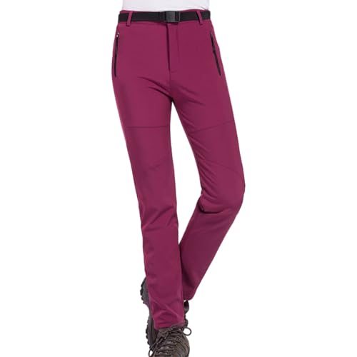 Sunnyuk Tute da Sci Donna, Pantaloni Neve Donna Salopette Montagna da Neve Pantalone Sci Impermeabile Tuta Termici Invernale Pantaloni Elasticizzati Snowboard Taglie Forti Curvy