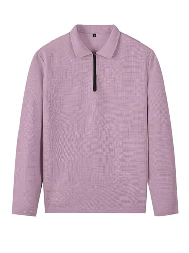 Image of Jawdrobe Men's Waffle-Check Co-Ord Set | Self-Textured Collar Top | Drawstring Jogger Pants | Cotton-Blend Loungewear /Night-Suit | Casual Travel & Streetwear Two-Piece
