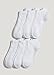 Jockey Women's Socks Essentials Low Cut Tab Socks, White, 6-10