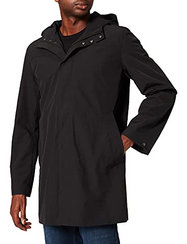 Casual Friday Herren 20503945 Trenchcoat, 194007/Anthracite Black, L