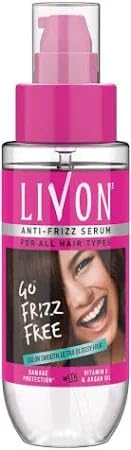 Livn Hair Serum, Anti-Frizz Formula, Vitamin E Enriched, Mild Fragrance 50 ml
