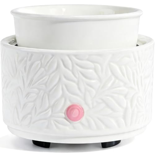 ElusiaKa Wax Melt Warmer 3-in-1 Electric, Ceramic...