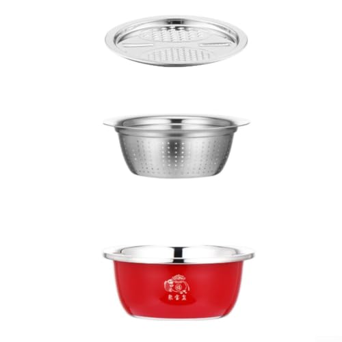 Set de boles apilables para ahorrar espacio al lavar frutas y verduras 7