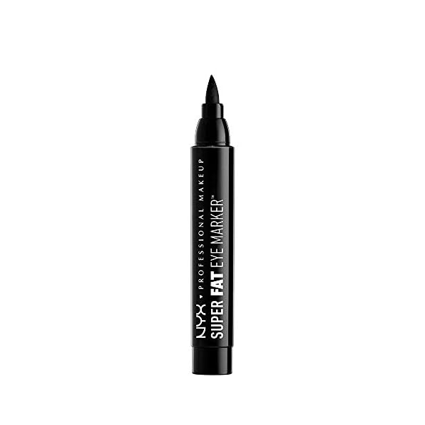 NYX PROFESSIONAL MAKEUP Super Fat Eye Marker, Liquid Eyeliner, Carbon Black