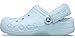 Crocs Unisex-Adult Baya Lined Fuzz Strap Clogs, Mineral Blue, 12 Women/10 Men