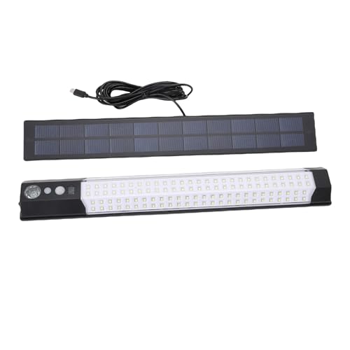 Panneau solaire lumière LED 6500K blanc froid avec télécommande pour allée