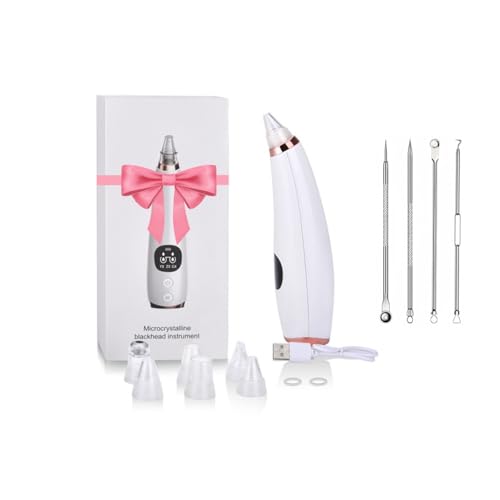 Kit de herramientas para eliminar puntos negros, 6 cabezales de succión, 3 modos, aspiradora de limpieza de poros, ideal para hombres y mujeres