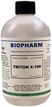 Biopharm Triton X-100 Surfactant, 500 mL (1.06 Pint); Nonionic Detergent