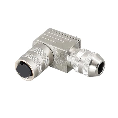 Connecteur coudé étanche M16 IP68 2 broches femelle pour câble