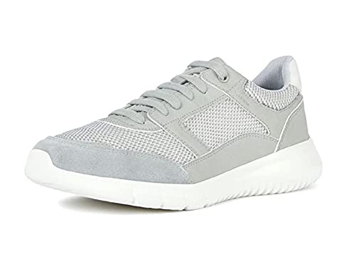 Geox Homme U Monreale Basket en cuir noir pour le quotidien