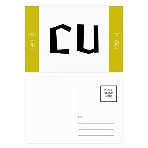 Cartes postales Merci pour ami un cadeau de correspondance original 20pcs