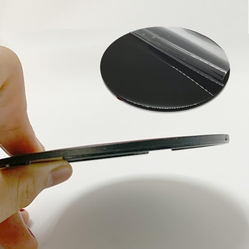 Bustlwor 5 Stück Die Klebe-Montagescheibe, Universal Saugnapf Montagescheibe, Pack Zubehör Halterung, Aufkleber Basis-Halterung, Geeignet Für Die Installation Von Mobiltelefonhaltern