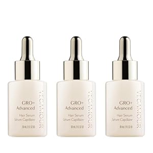 VEGAMOUR GRO+ Advanced Hair Serum for Hair Density, Reduces Shedding and Promotes a Healthy Scalp, Helps with Severe Signs of Thinning, Made Without Fragrance, Vegan, Cruelty-Free