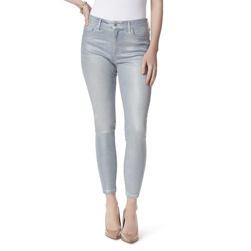 Jessica Simpson Women's Adored Curvy High Rise Ankle Skinny Standard, Envy INTO The Blues