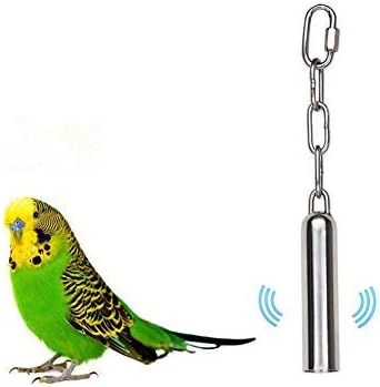 WMPHE Parrot Toys Staninless Stell Bell for Parrots,African Greys,Mini Mascows,Small Cocktoos for Birds Squirrel Cage Stand (Small)